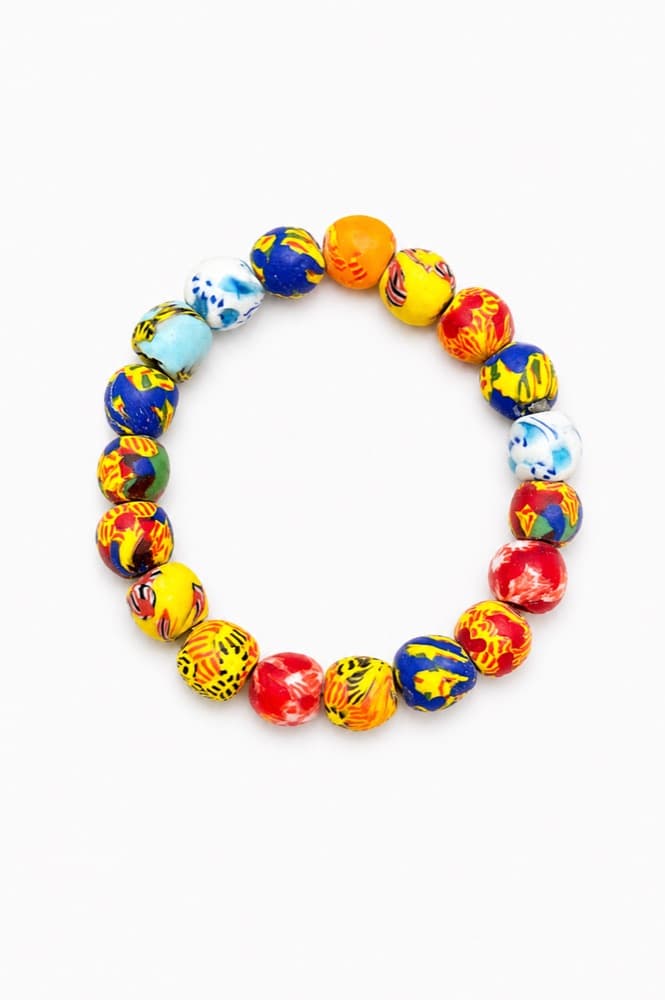 Sunburst Painted, handmade bracelets by Star Beads