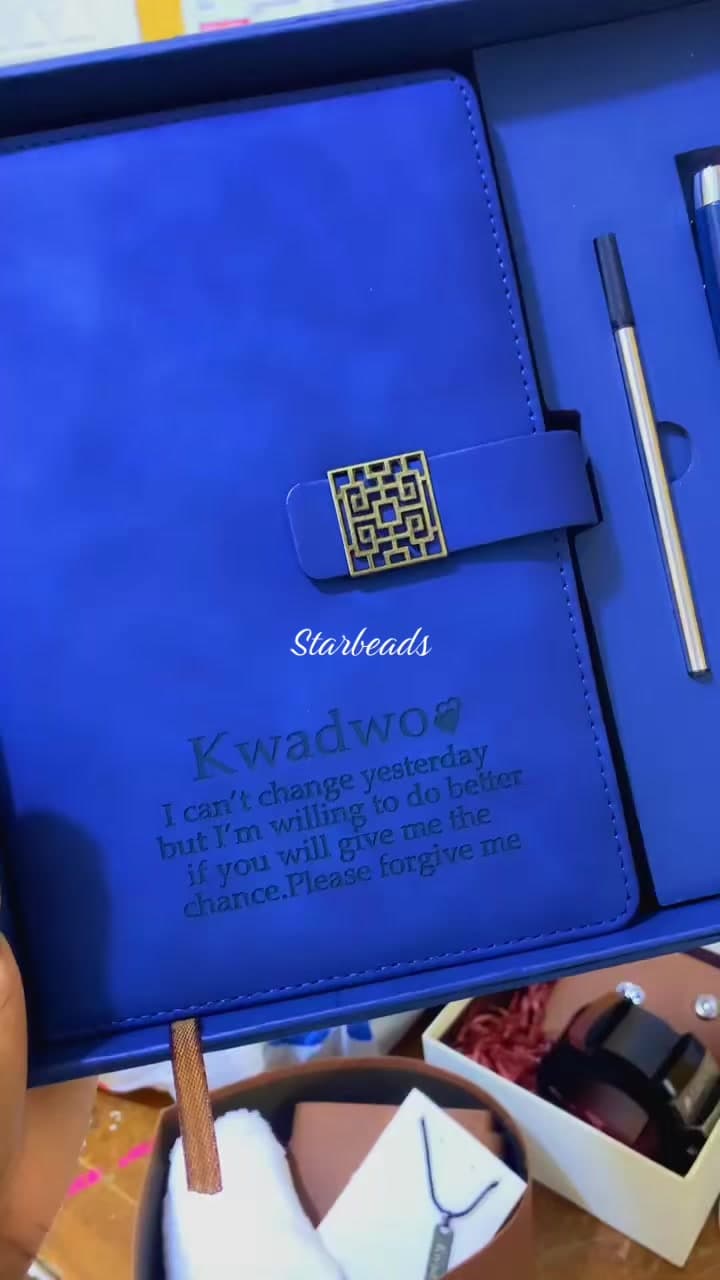 Branded Notepad, handmade wallets & branding by Star Beads